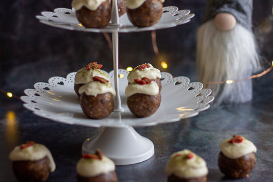 Christmas Pudding Bliss Balls