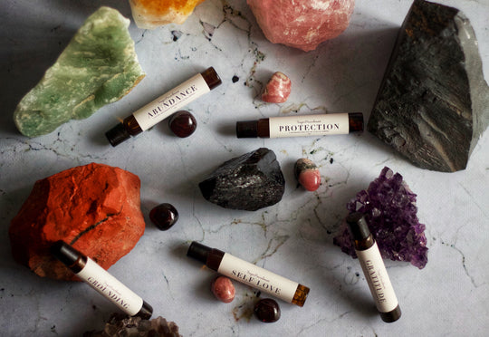 Crystal Infused Intention Oils
