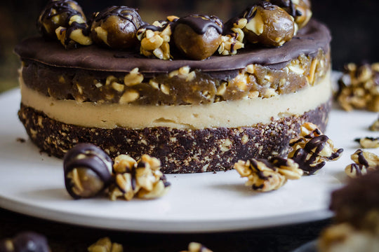 Nuttery Peanut Buttery Caramello Cake