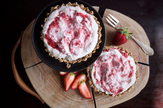 Strawberry Granola Tart