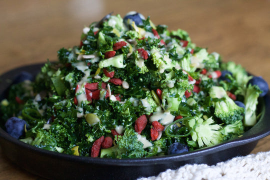 Kale, Broccoli & Berry Salad